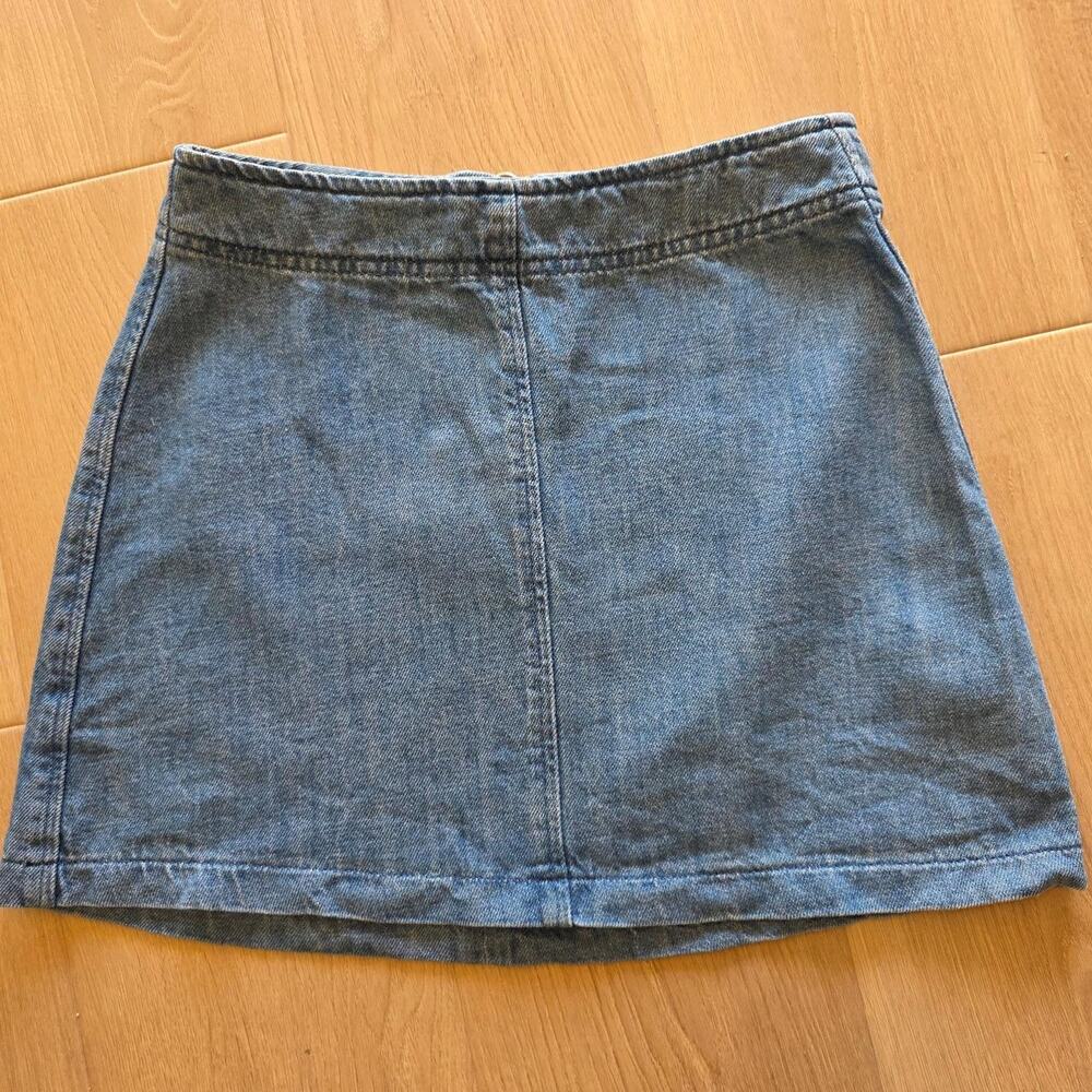 Zara trafaluc denim mini skirt